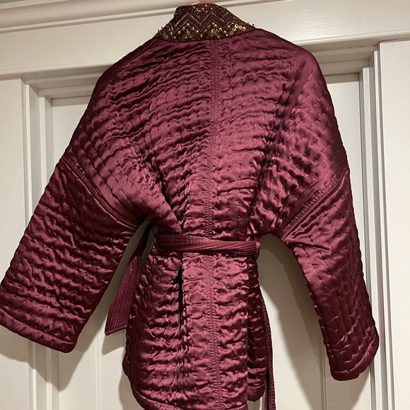 Gorgeous NEW Anthropologie Phoebe Embellished Kimono size XS/S nwt - Picture 13 of 13